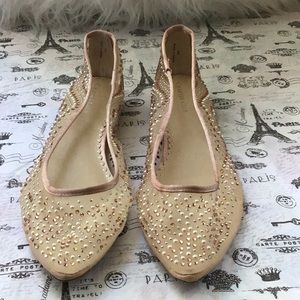 Illusion Jeweled Ballet Slippers